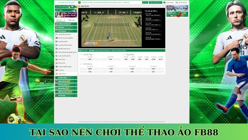Tại sao nên chơi thể thao ảo Fb88