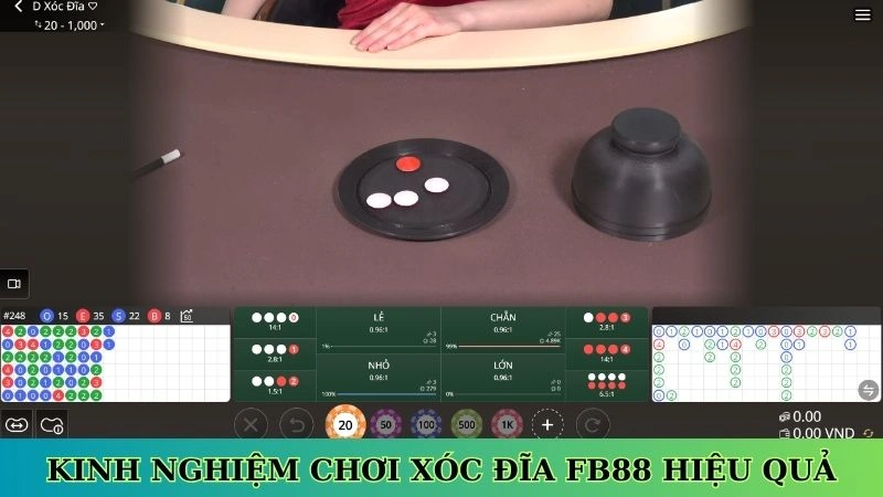 Kinh nghiệm chơi xóc đĩa Fb88 hiệu quả